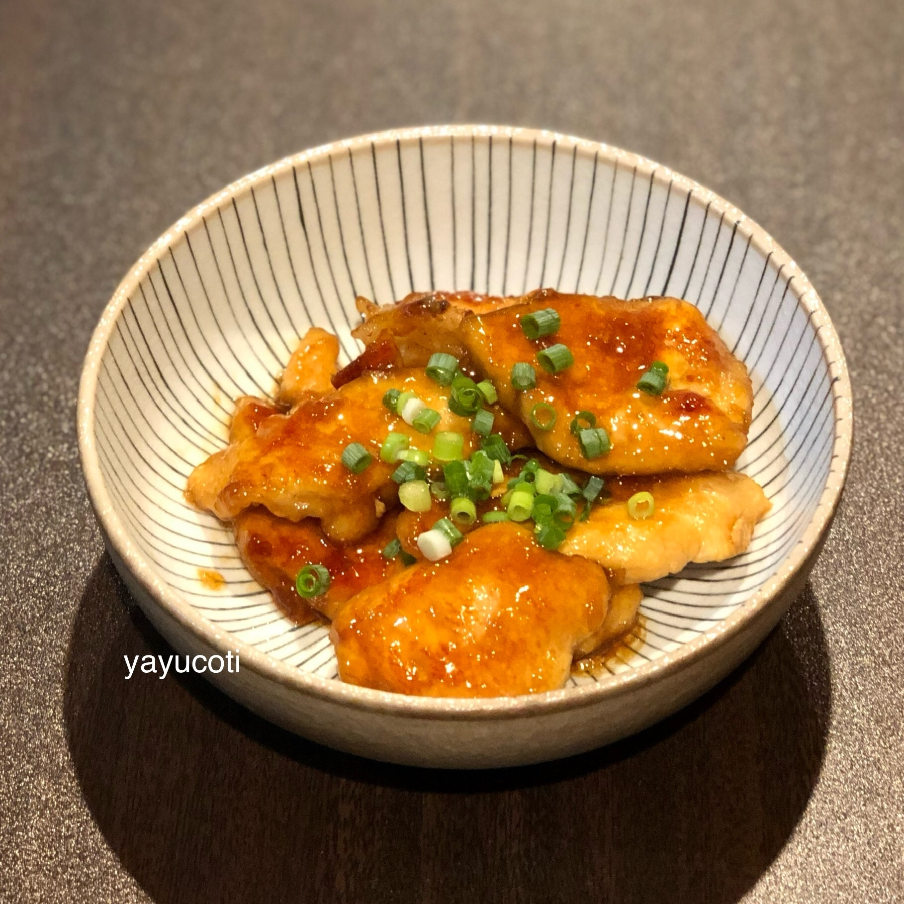 鶏むね肉の甘酢照り焼き