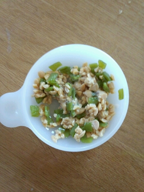 離乳食 後期 ピーマンの納豆和え レシピ 作り方 By Koko0730 楽天レシピ 離乳食 後期 ピーマンの納豆和え レシピ 作り方 By Koko0730 楽天レシピ