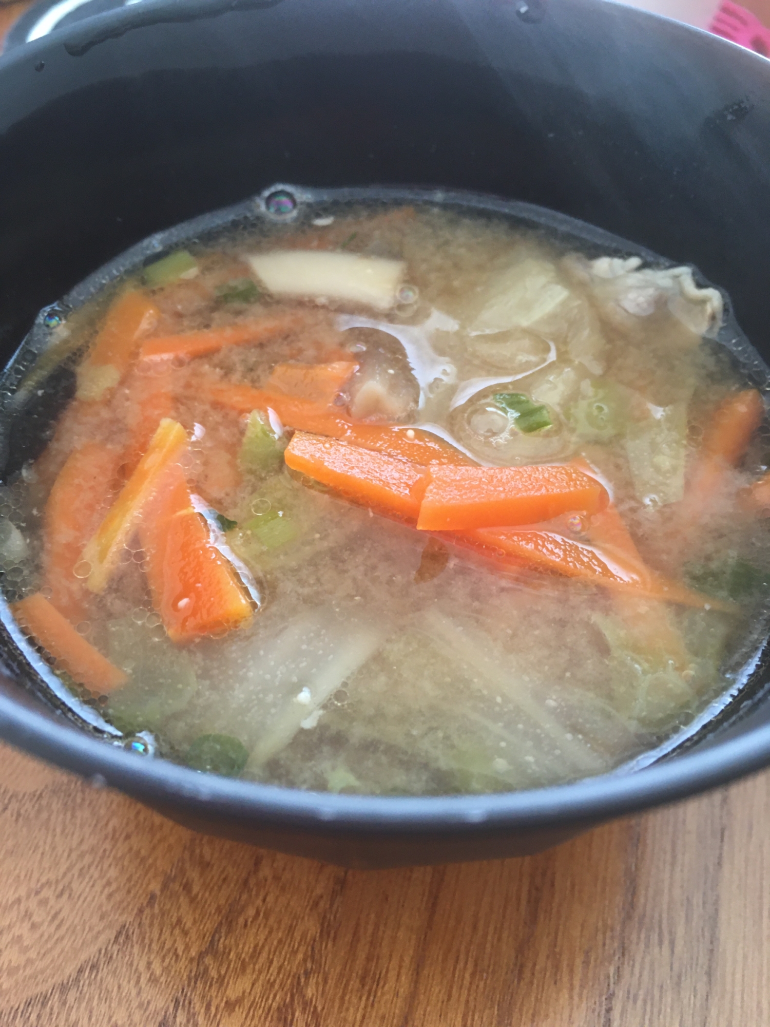 ☆人参と白菜のお味噌汁☆