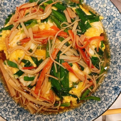 どっちも食べたい♡欲張りさんに♡ニラ玉天津飯