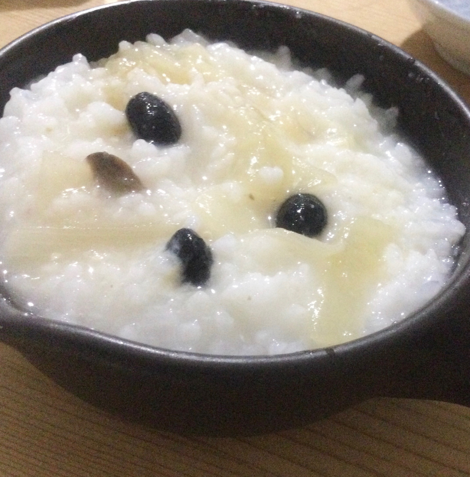 玉ねぎ黒豆入りおじや♪ ꕤ*｡ﾟ