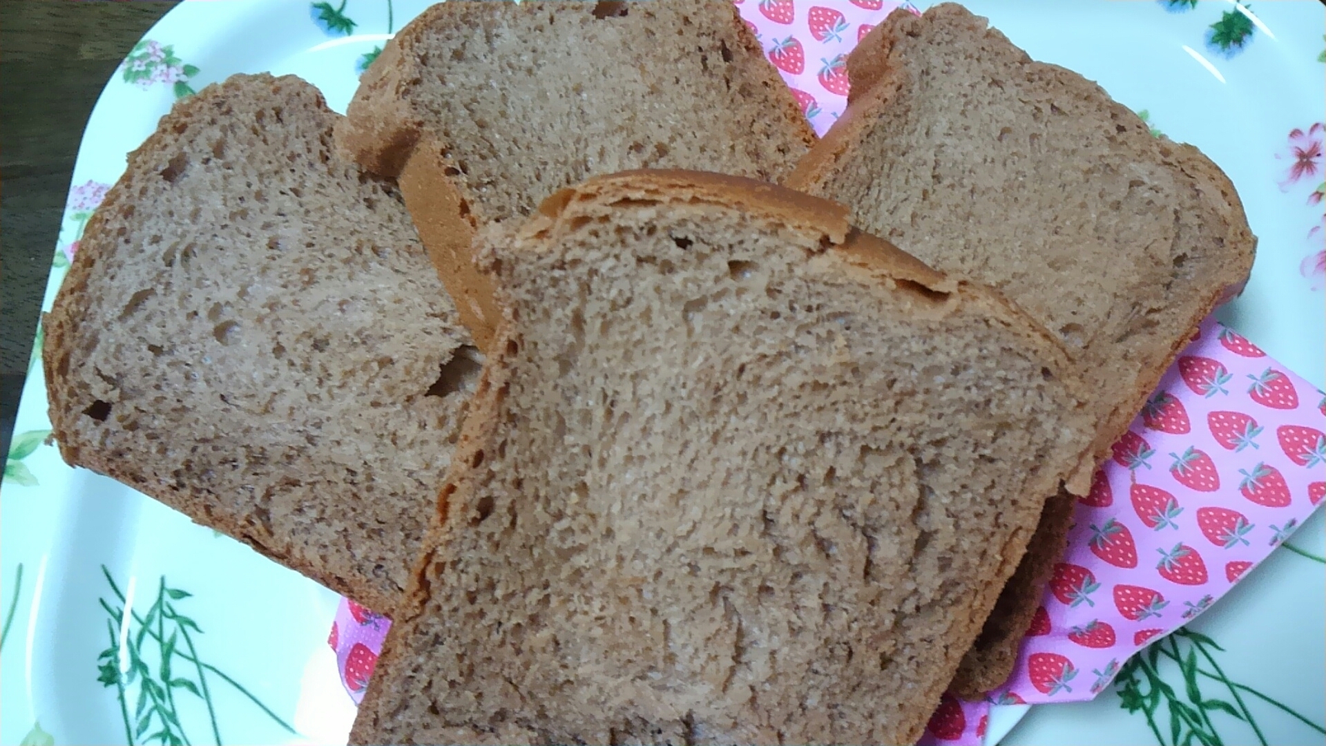 ホームベーカリーで☆チョコレート食パン☆