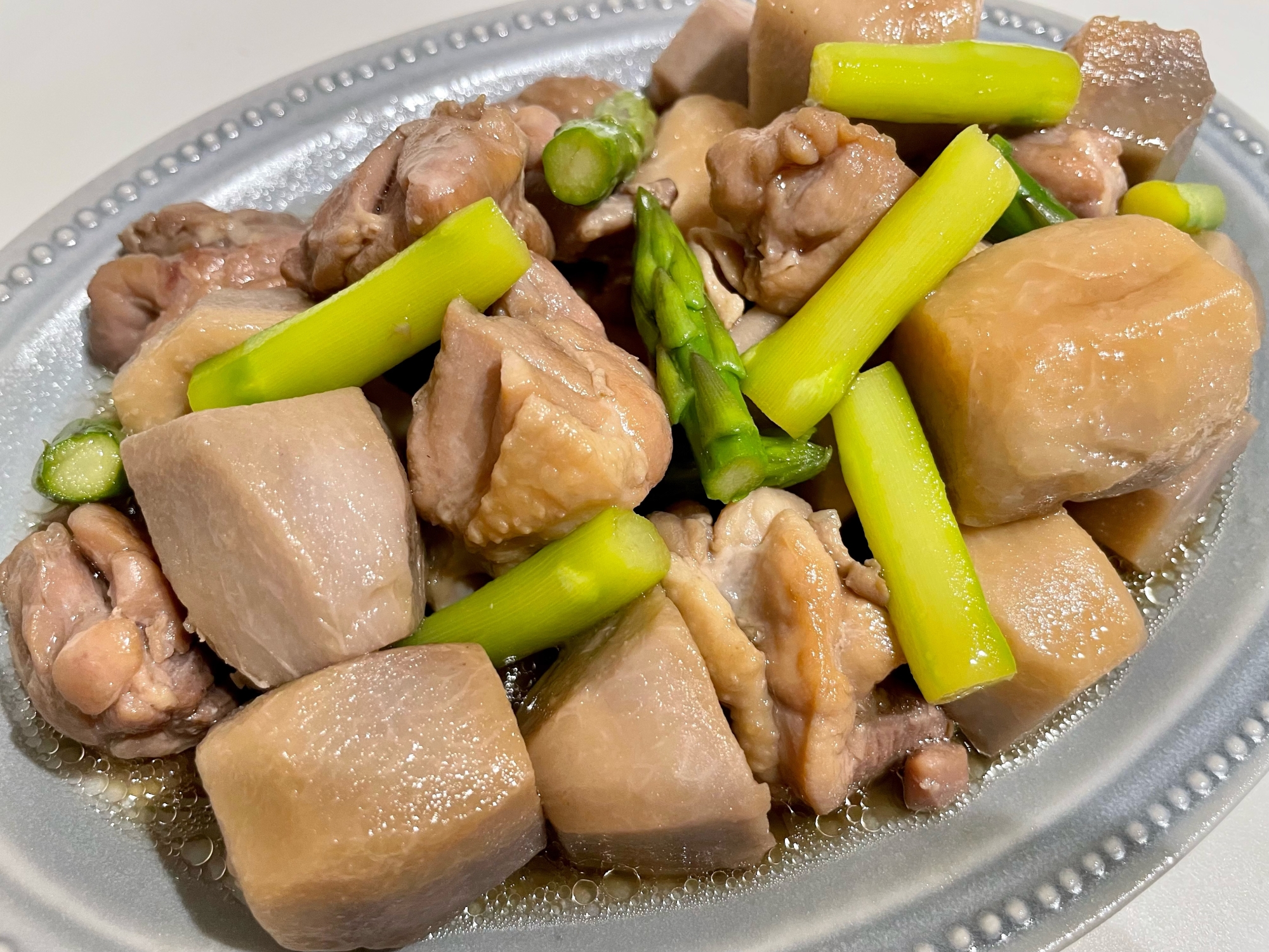 里芋と鶏肉の照り煮