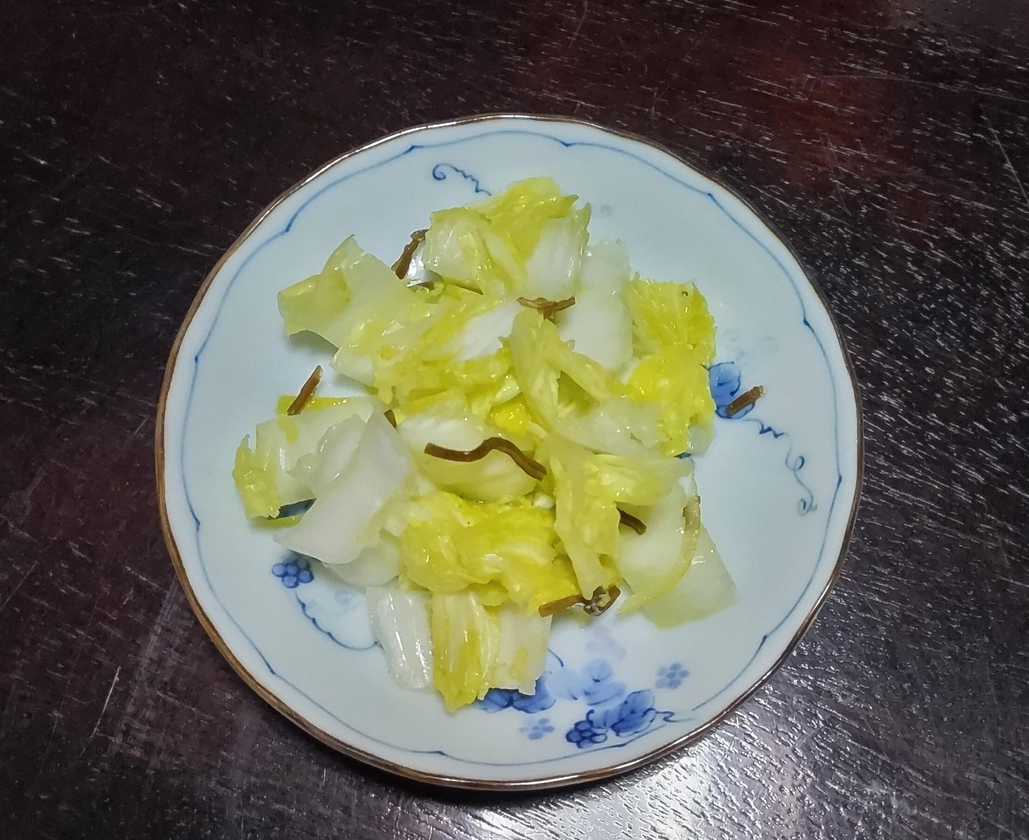 白菜の塩昆布柚子漬け
