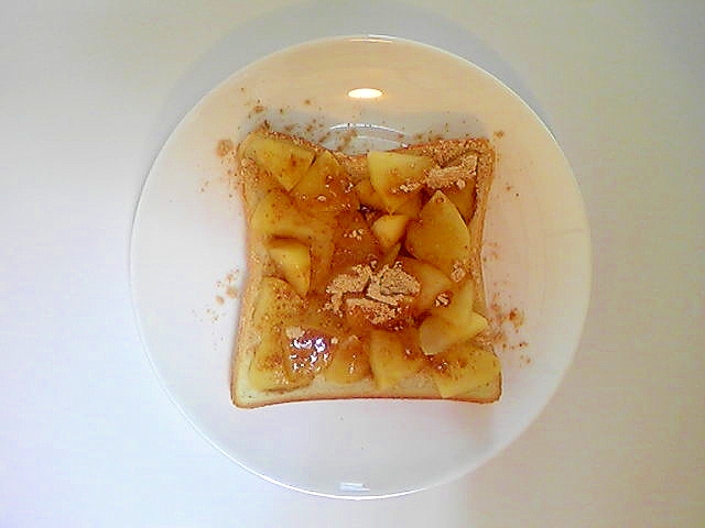 りんごきな粉トースト