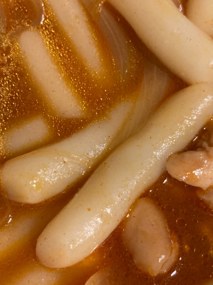 〔韓国料理〕トッポギ～ 韓国餅の甘辛和え～