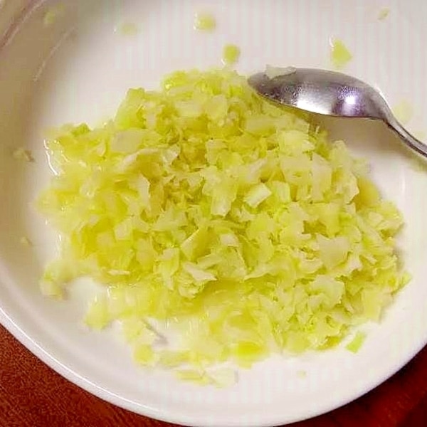 レンジで超簡単 離乳食後期 甘旨キャベツ下拵え レシピ 作り方 By やつはしゆうこ 週末破天荒レシパー スピード承認 楽天レシピ レンジで超簡単 離乳食後期 甘旨キャベツ下拵え レシピ 作り方 By やつはしゆうこ 週末破天荒レシパー スピード承認 楽天レシピ