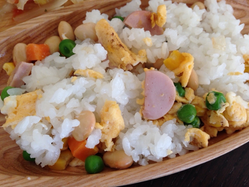 離乳食☆カラフルチャーハン風ご飯