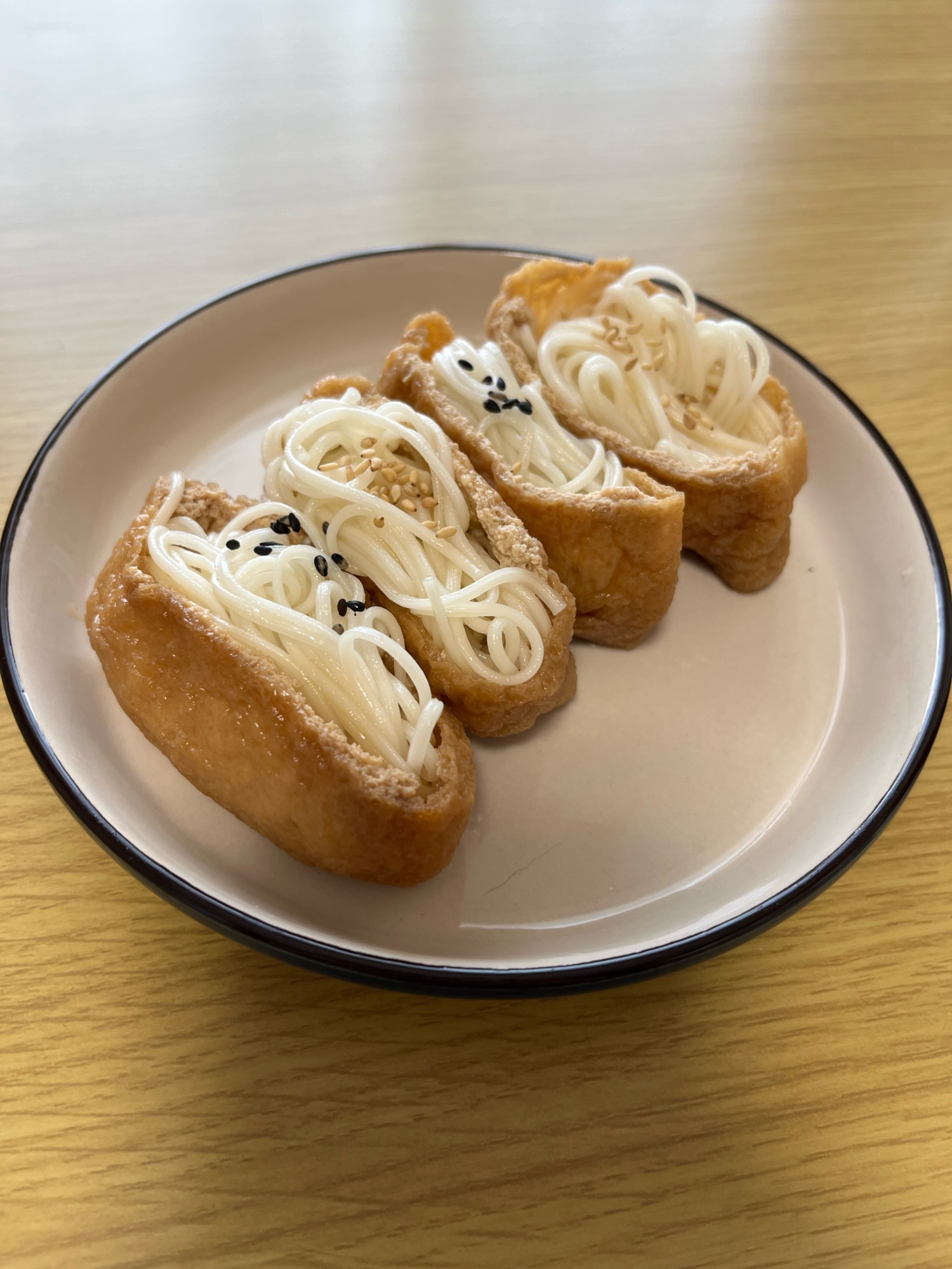 お米節約！おいなりそうめん