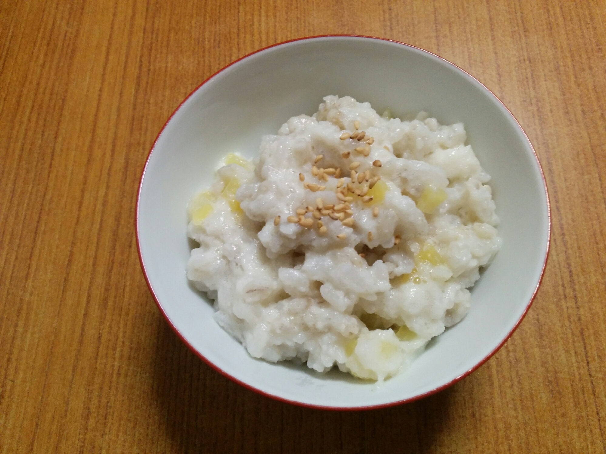 とろとろ長芋のたくわんご飯