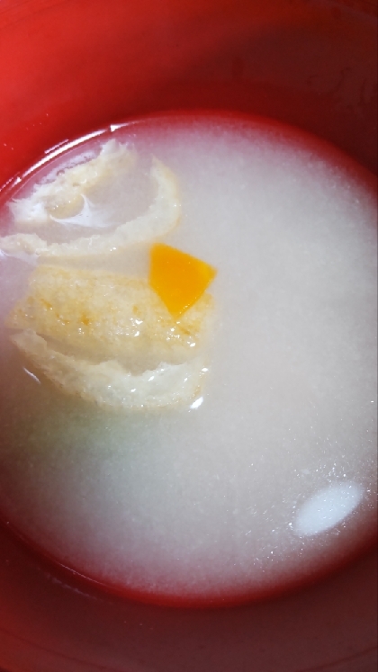 簡単油揚げのみそ汁