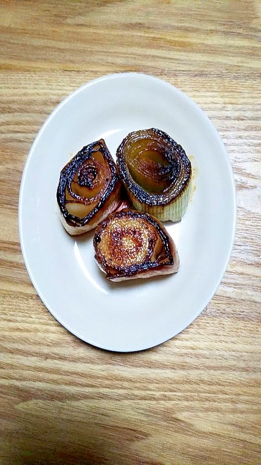 リーキネギのバター醤油焼き