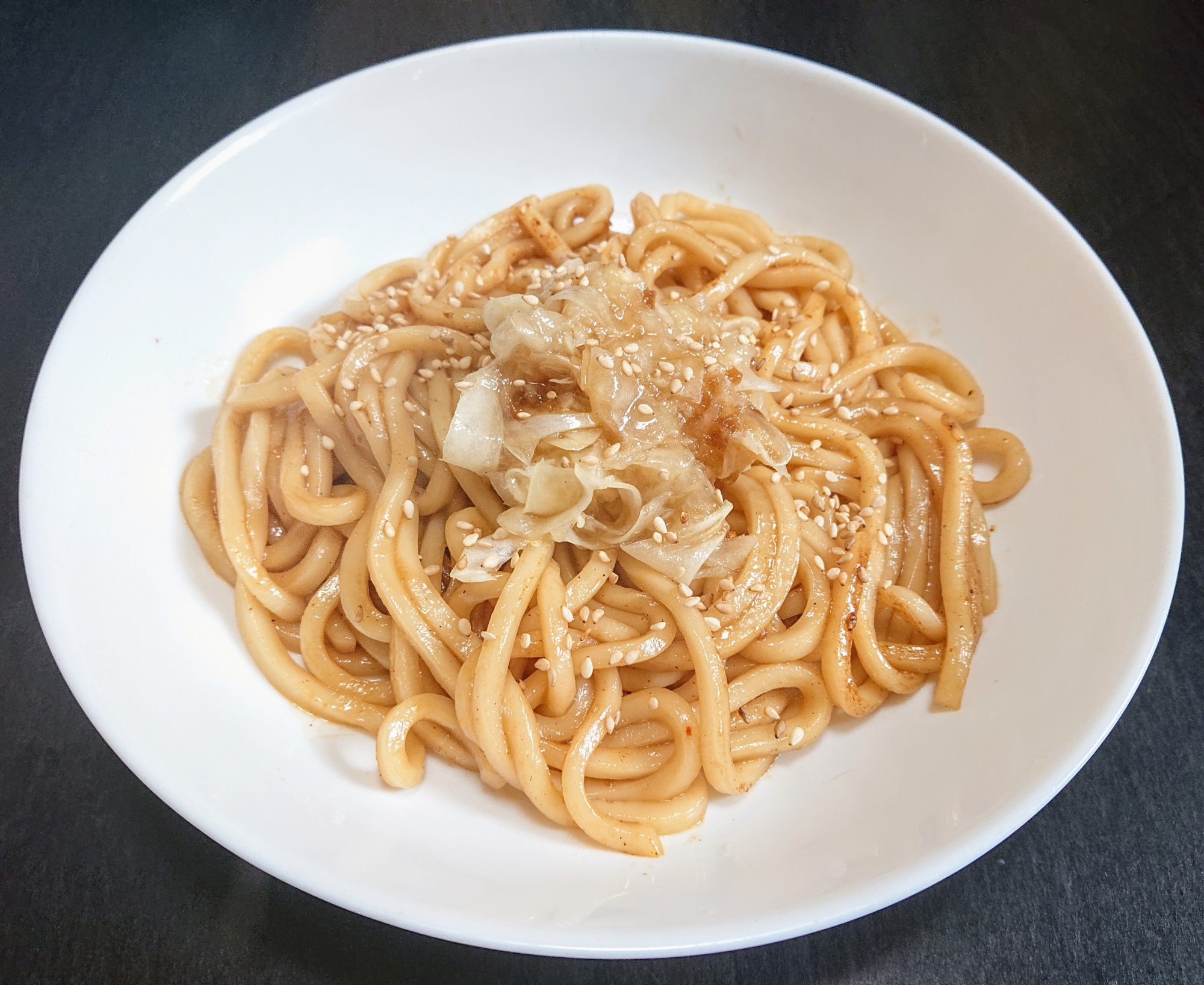 涙のオニオン焼うどん(焼肉味)