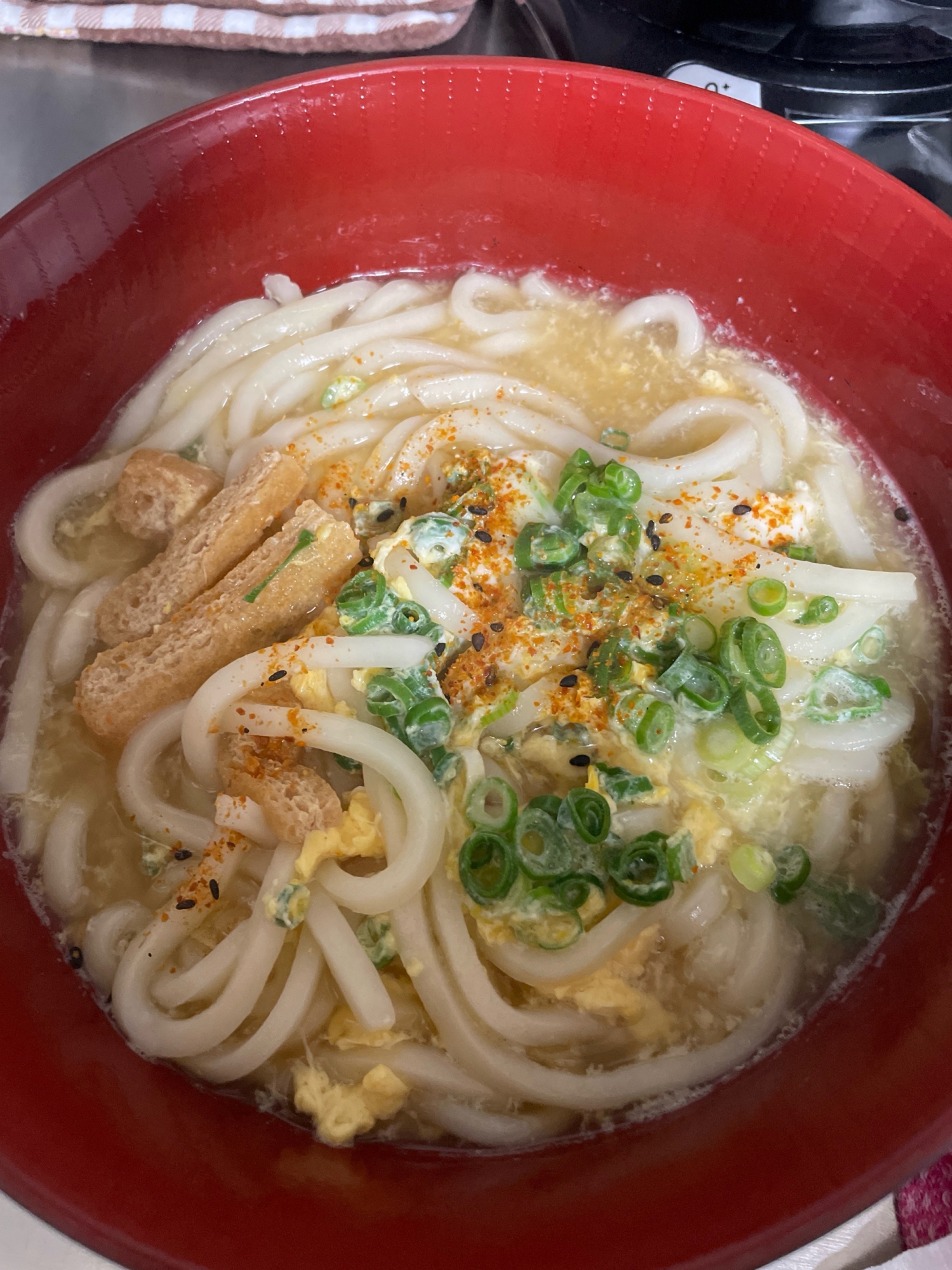 おでんの出汁を使った煮込みうどん(^^)