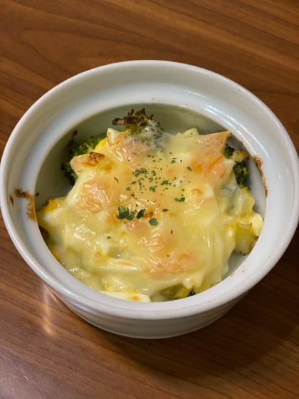 茨城県産ブロッコリーのタルタルチーズ焼き✧