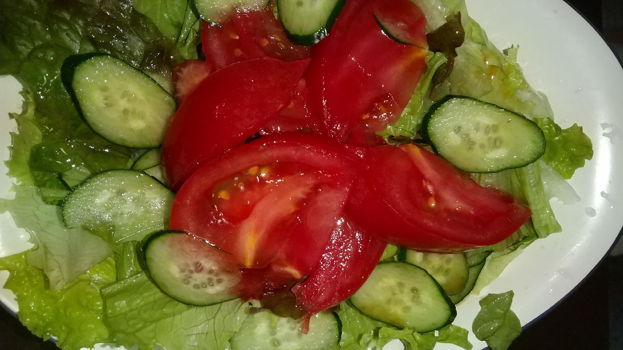 冷凍庫の野菜でチョレギサラダ風