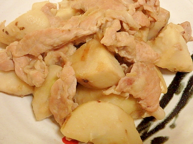ご飯がすすむ★里芋と豚小間切れ肉の煮物
