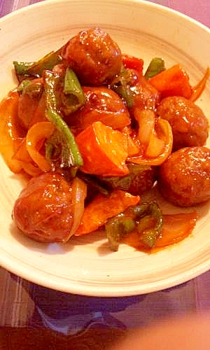 簡単 冷凍肉団子の甘酢あんかけ レシピ 作り方 By なこひめ 楽天レシピ