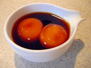 黄身のしょうゆ&めんつゆ漬け