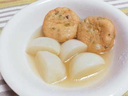 がんもとカブの煮物