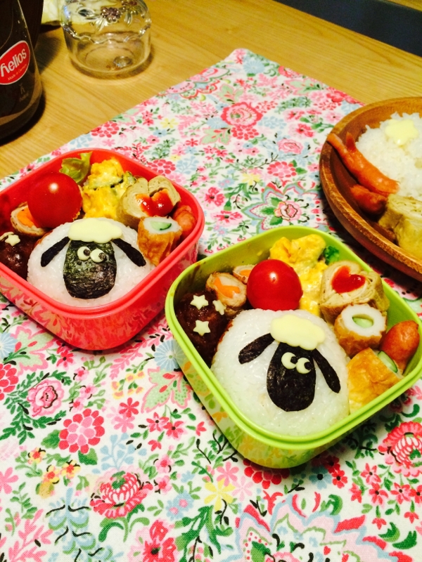 簡単にキャラ弁♡ひつじのショーン(o^^o)