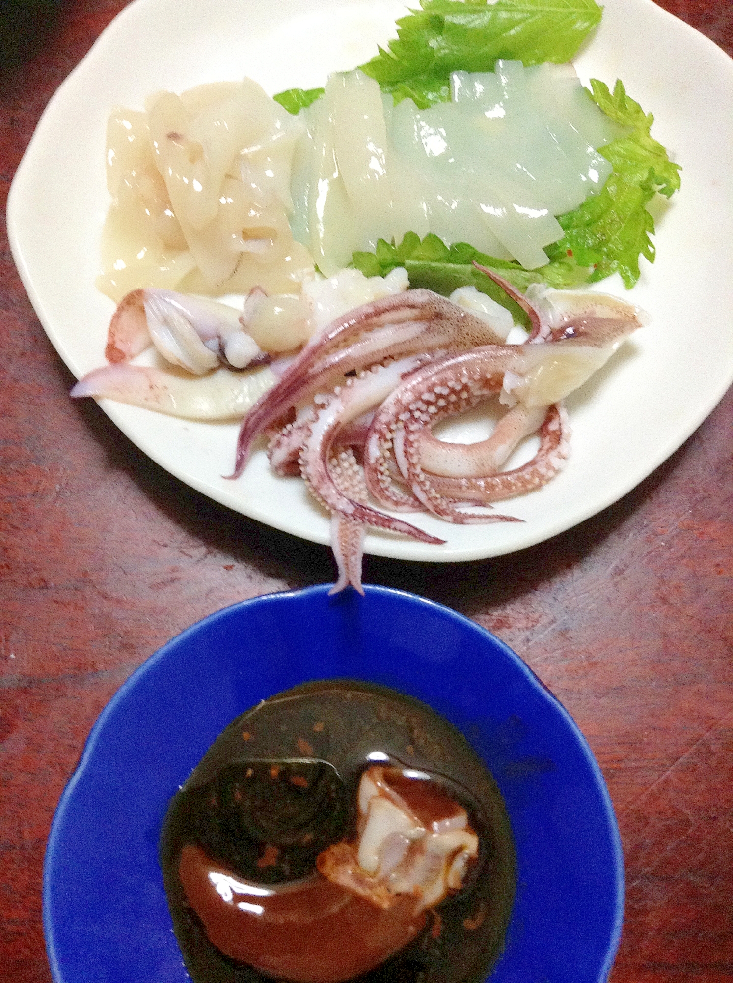 イカを丸ごと満喫 刺身 肝醤油 ゲソのボイル刺し レシピ 作り方 By とりあえず乾杯 楽天レシピ イカを丸ごと満喫 刺身 肝醤油 ゲソのボイル刺し レシピ 作り方 By とりあえず乾杯 楽天レシピ