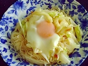 とろとろ目玉焼きとキャベツの温野菜そうめん レシピ 作り方 By Nozayomi 楽天レシピ とろとろ目玉焼きとキャベツの温野菜そうめん レシピ 作り方 By Nozayomi 楽天レシピ