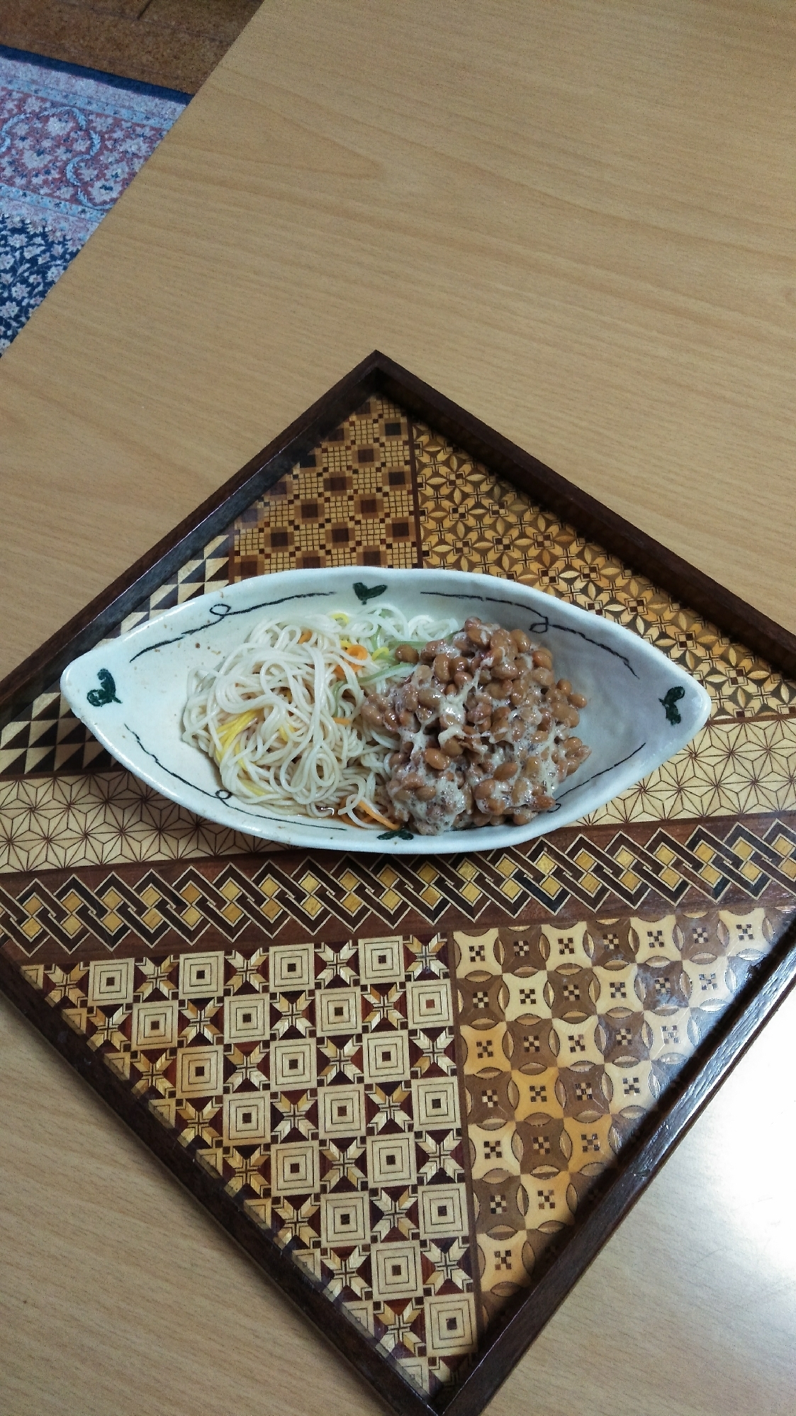 納豆そうめん