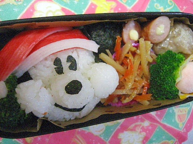 サンタさん ミッキーおにぎり レシピ 作り方 By くれぱす ぬりえ 楽天レシピ