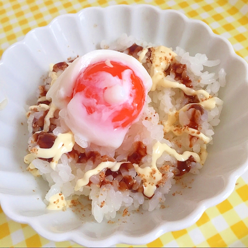 温泉卵の丼☆