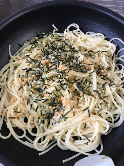 お茶漬けパスタ