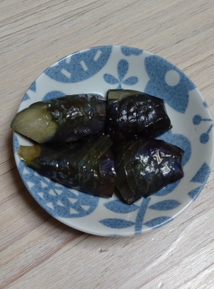 なすのめんつゆつけ