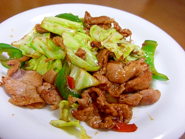 豚肉と野菜の味噌炒め