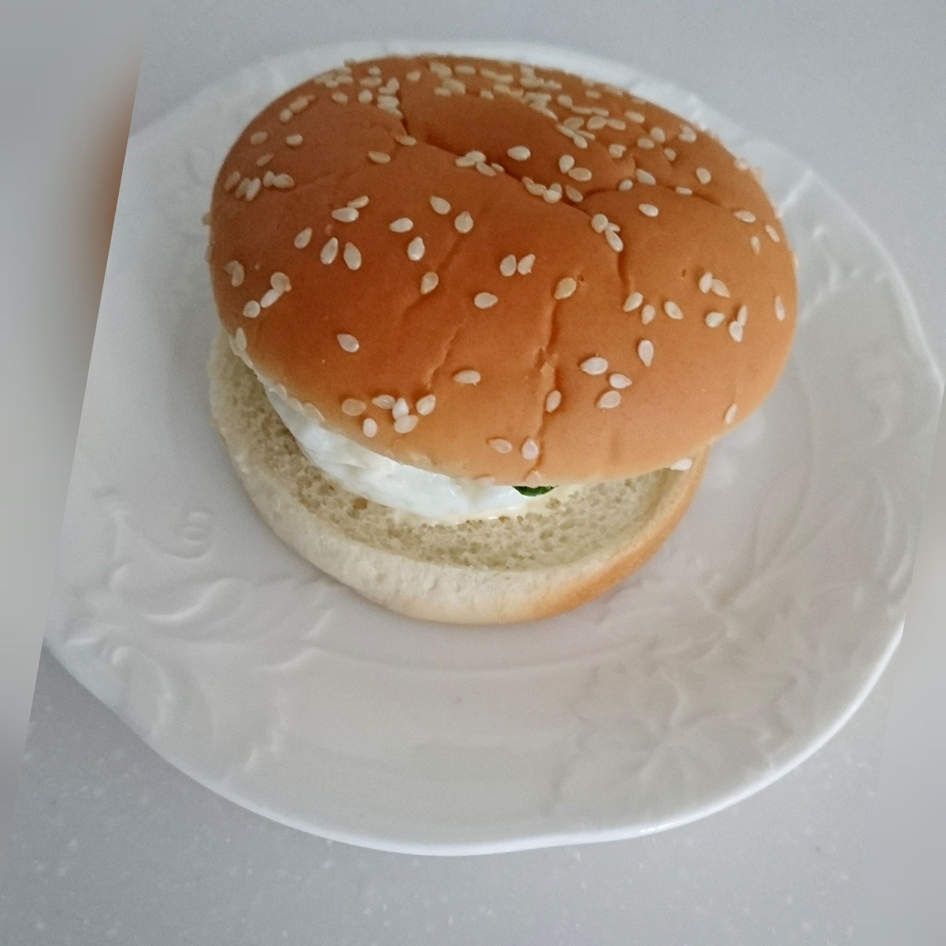 おうちハンバーガー☆サラダチキン