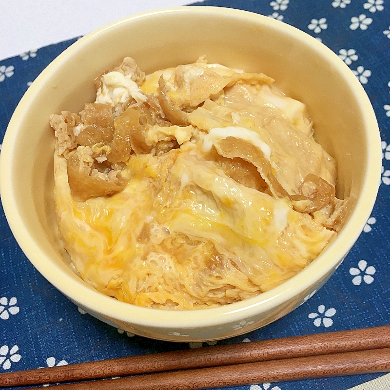 京風☆生湯葉の卵とじ丼