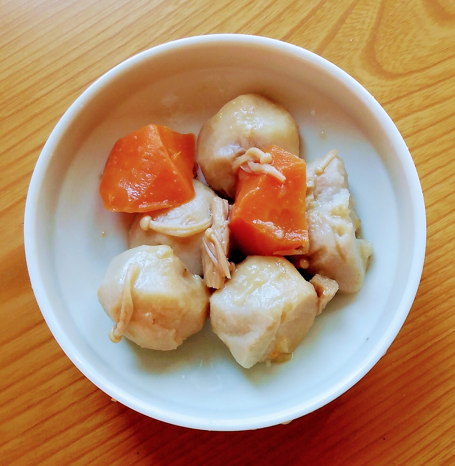 圧力鍋で☆里芋とえのきの煮もの