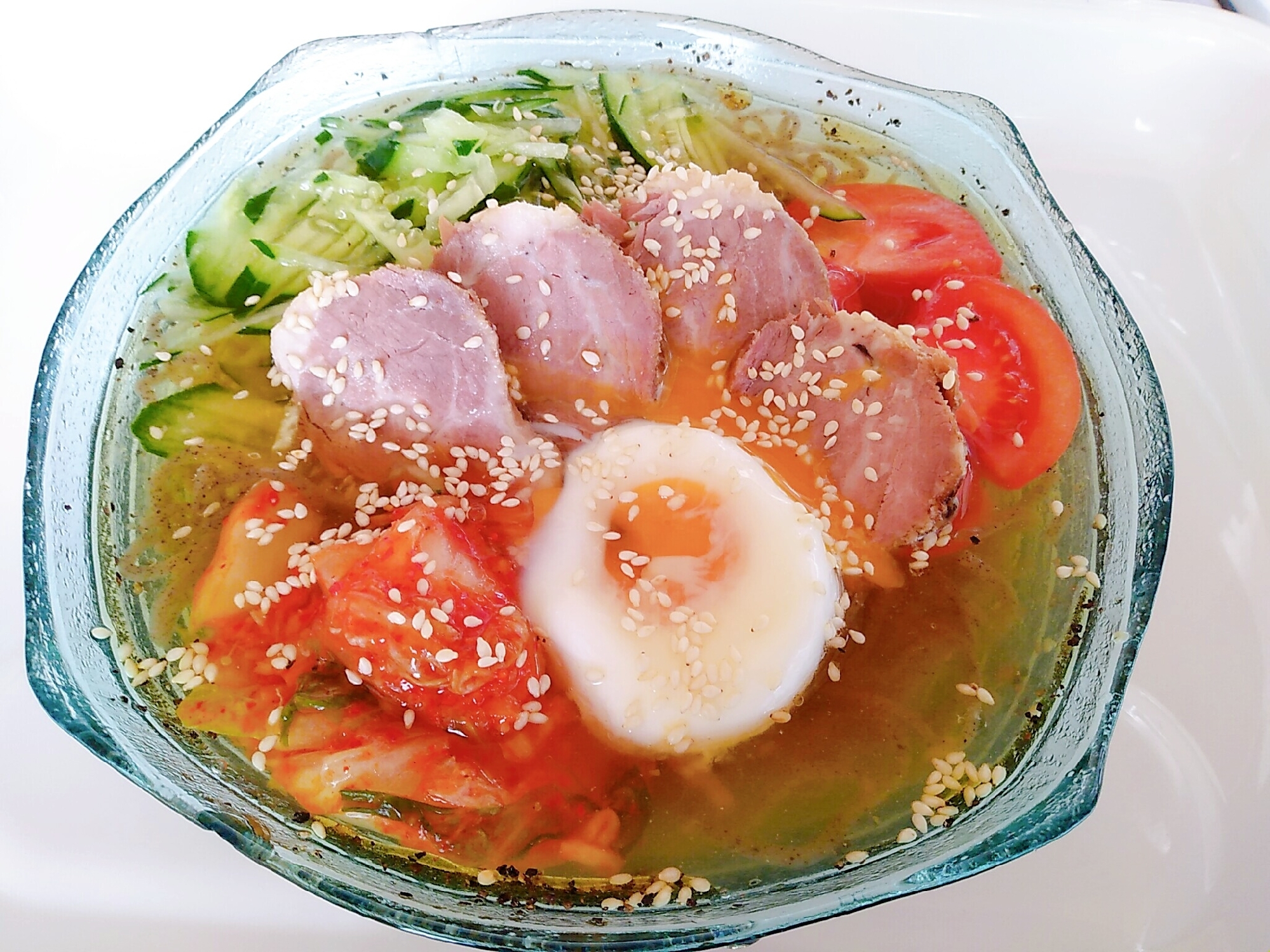 糸こん冷麺