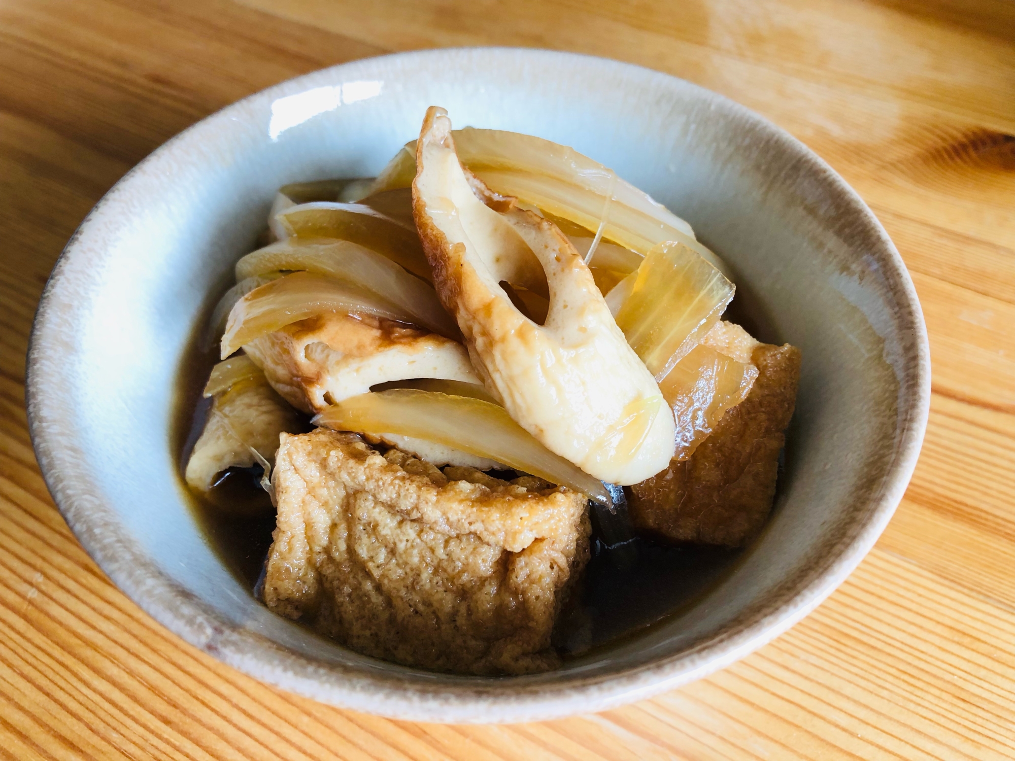 お弁当やおつまみに☆厚揚げとちくわのさっと煮