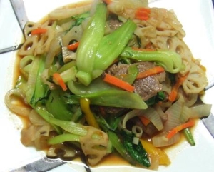 焼き肉のタレで!野菜炒め