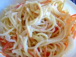 コールスローをリメイク!スパゲティサラダ