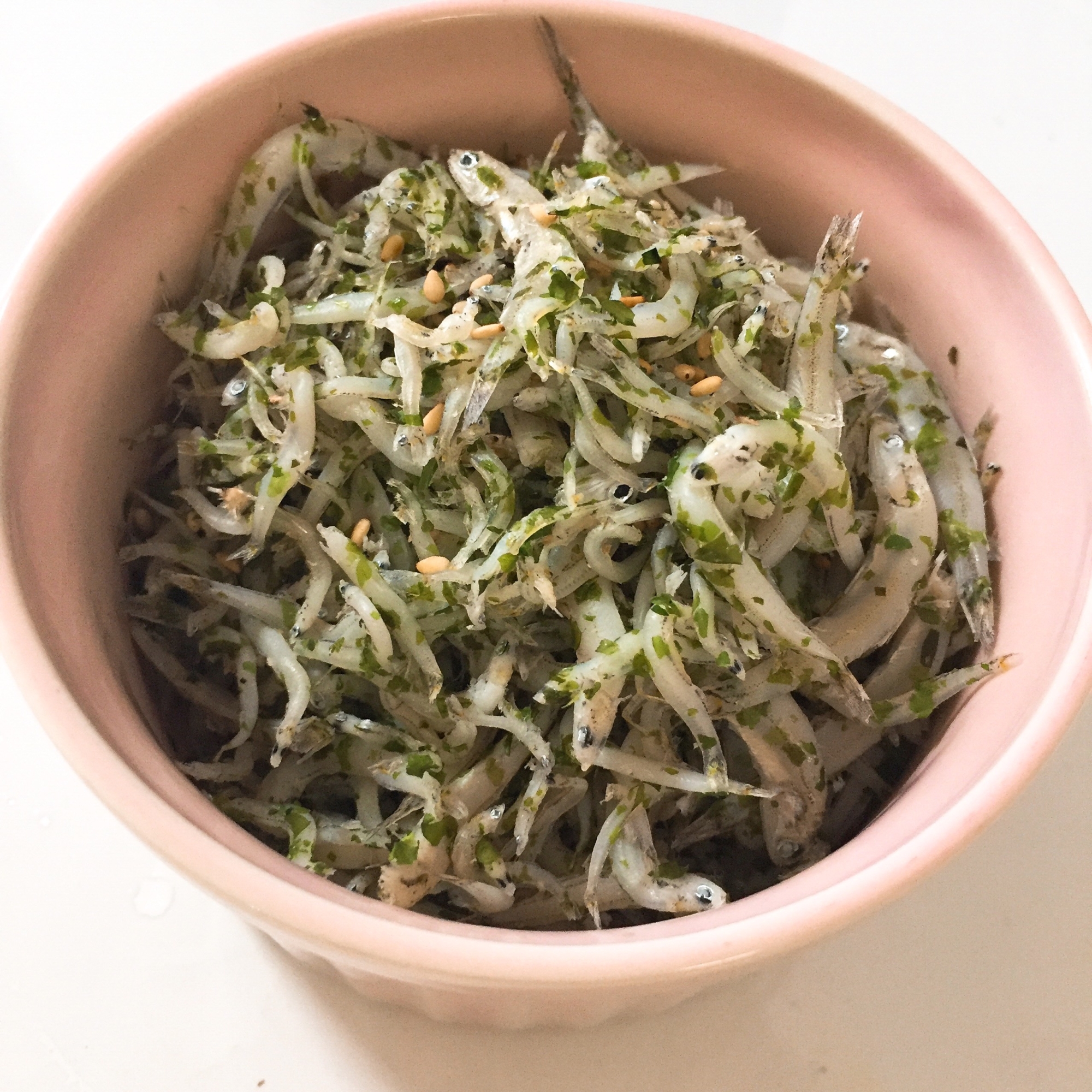 青のりとゴマが香ばしい しらすのふりかけ レシピ 作り方 By ウキウキるんるんkitchen 楽天レシピ