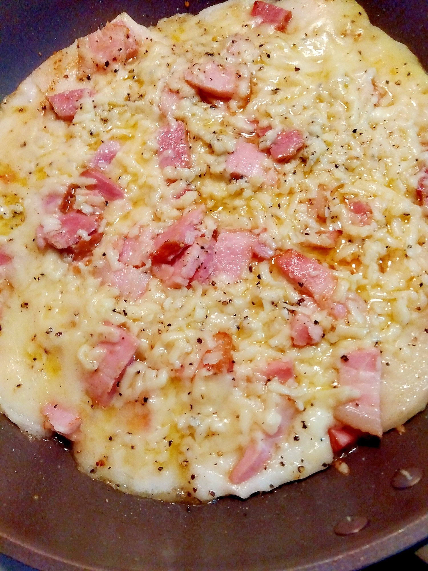 ベーコンチーズもち