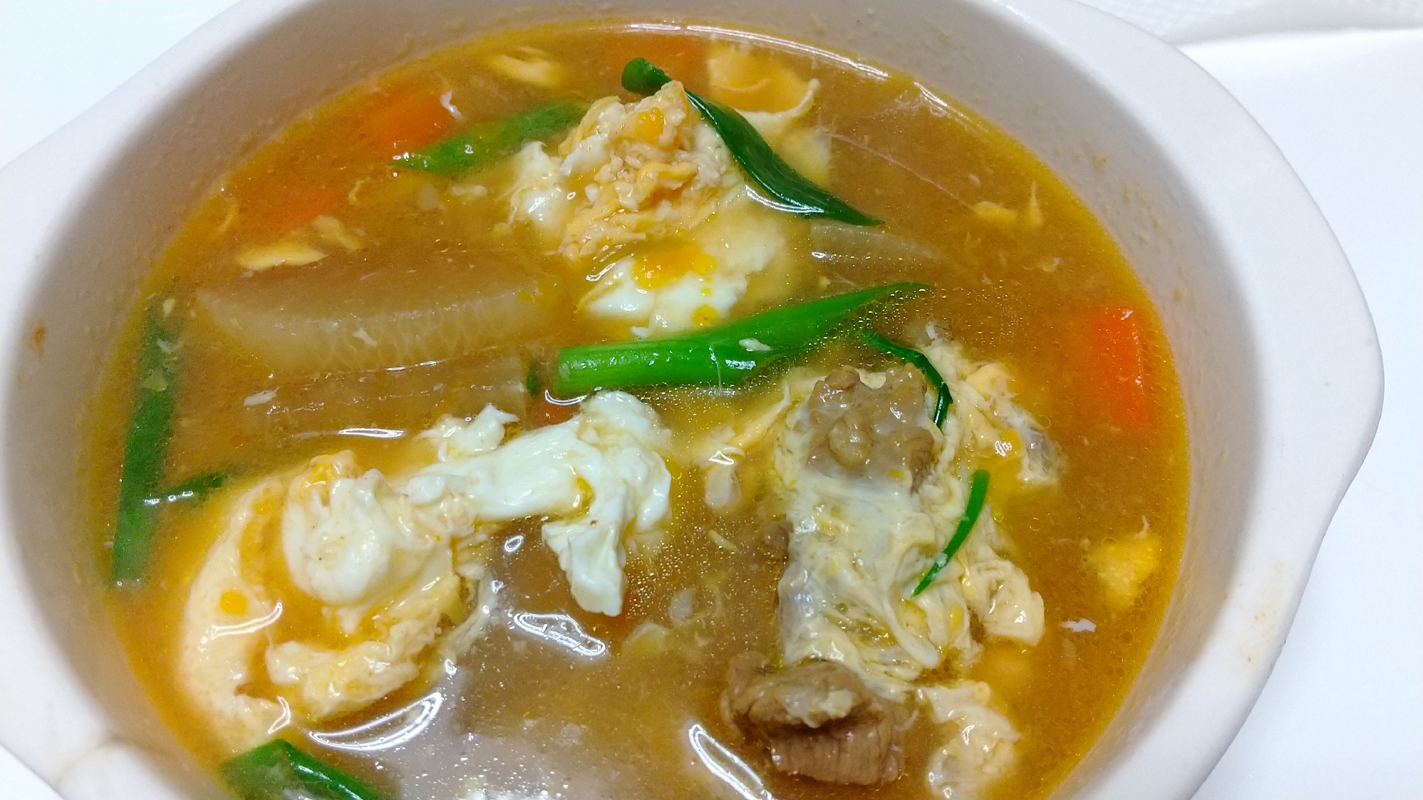 焼肉カルビで韓国風のカルビスープ レシピ 作り方 By Yuki2244 楽天レシピ 焼肉カルビで韓国風のカルビスープ レシピ 作り方 By Yuki2244 楽天レシピ