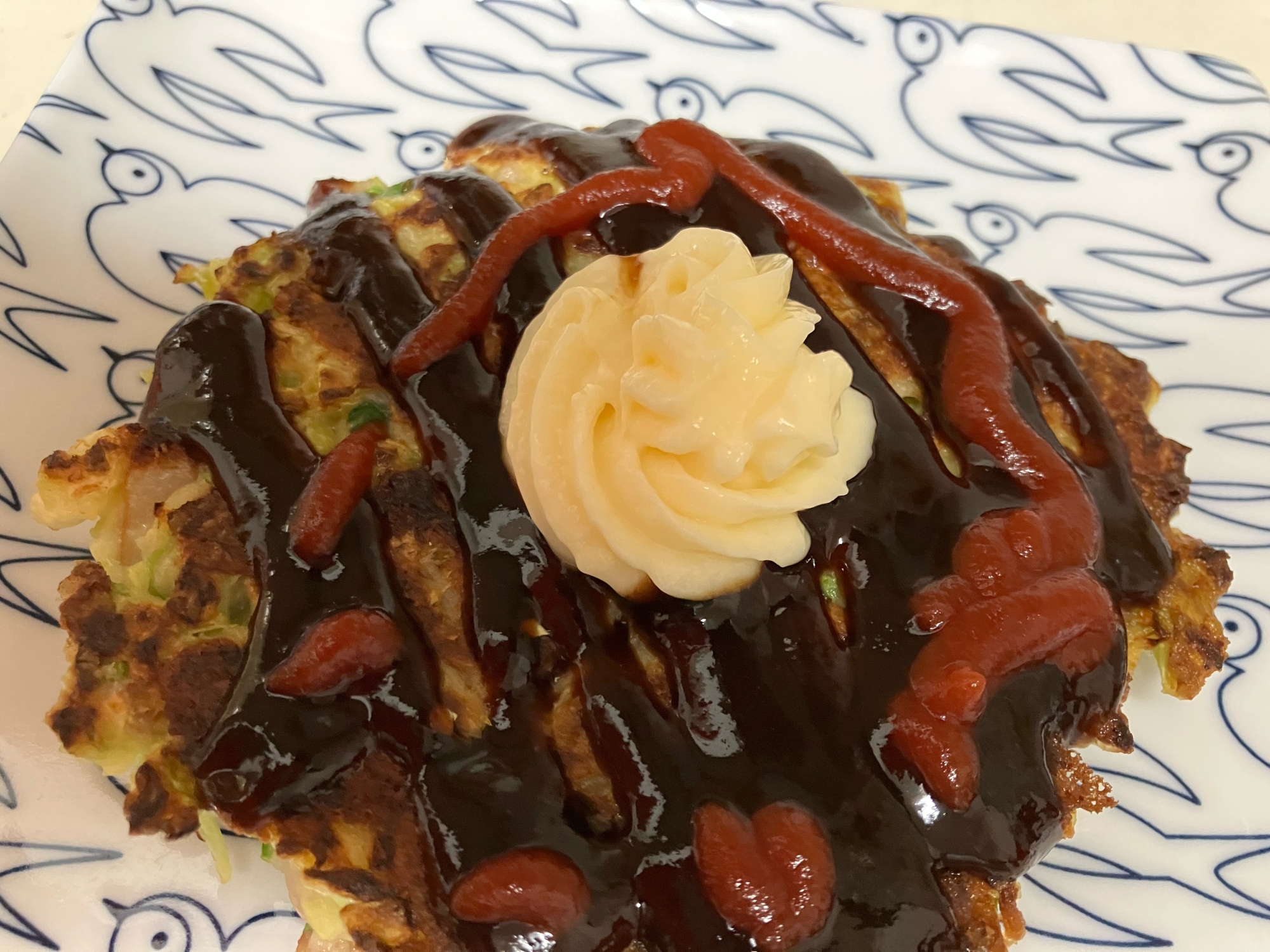 山芋なくても美味しいお好み焼き！