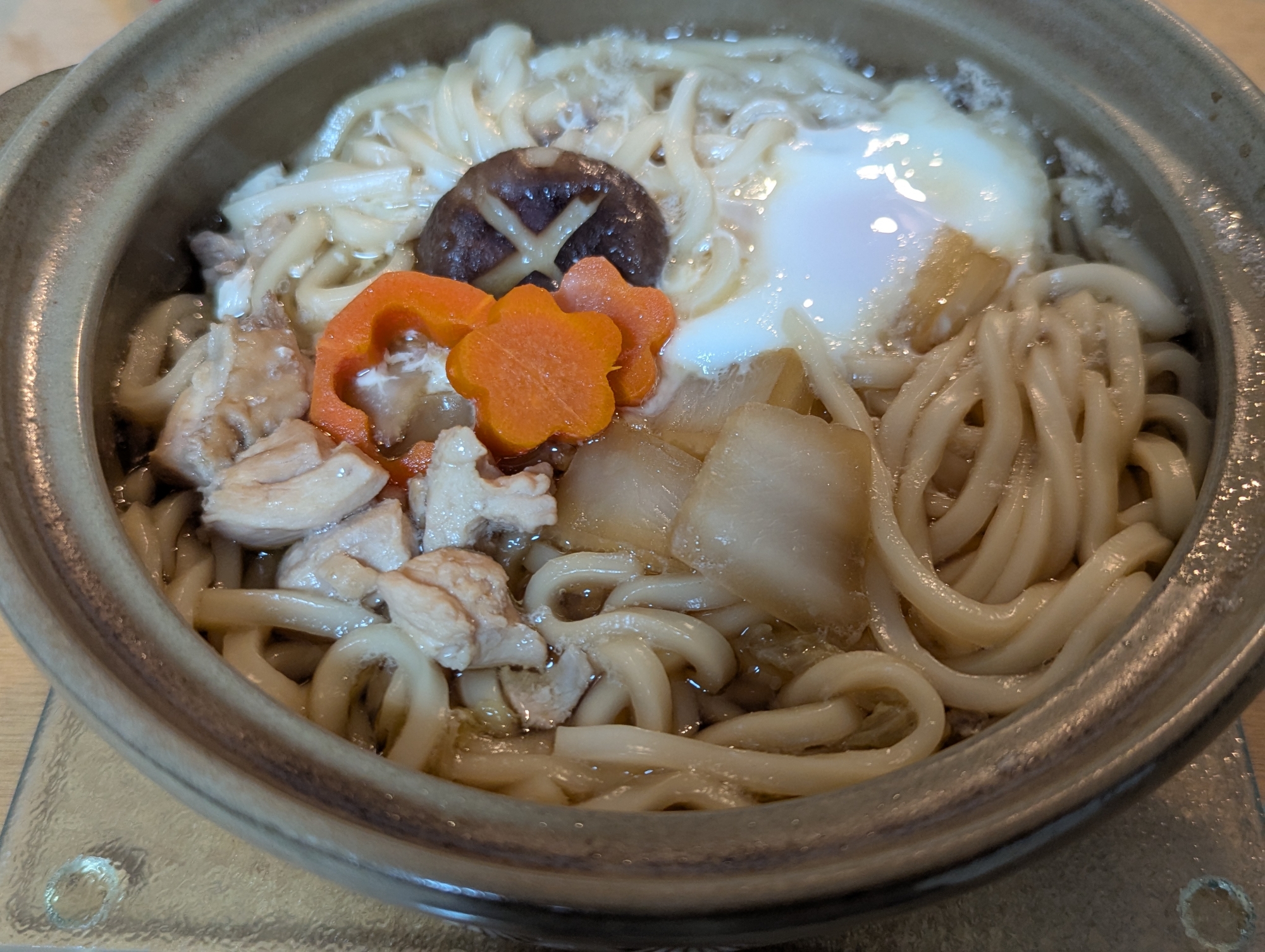 あったまる♫◯鍋焼きうどん◯