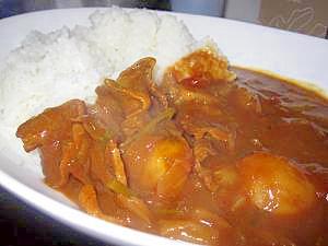 牛タンとトマトのカレー♥　〜圧力鍋使用〜