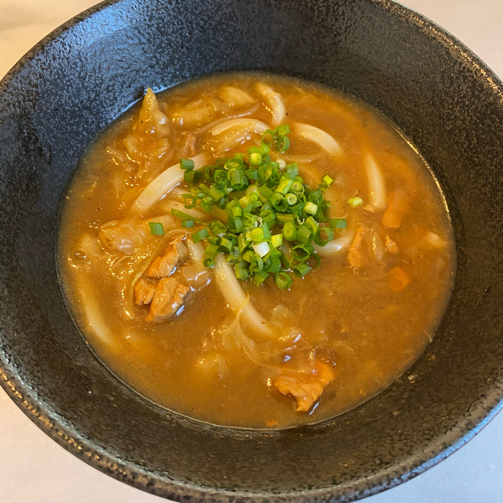 主夫がつくるカレーの残りで豊橋カレーうどん風