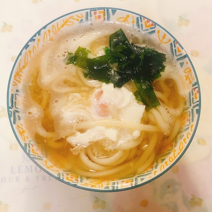 卵とじうどん★めんつゆ