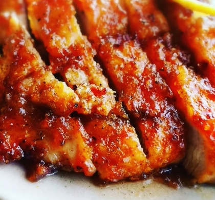 漬け込んで焼くだけ☆簡単照り焼きチキン