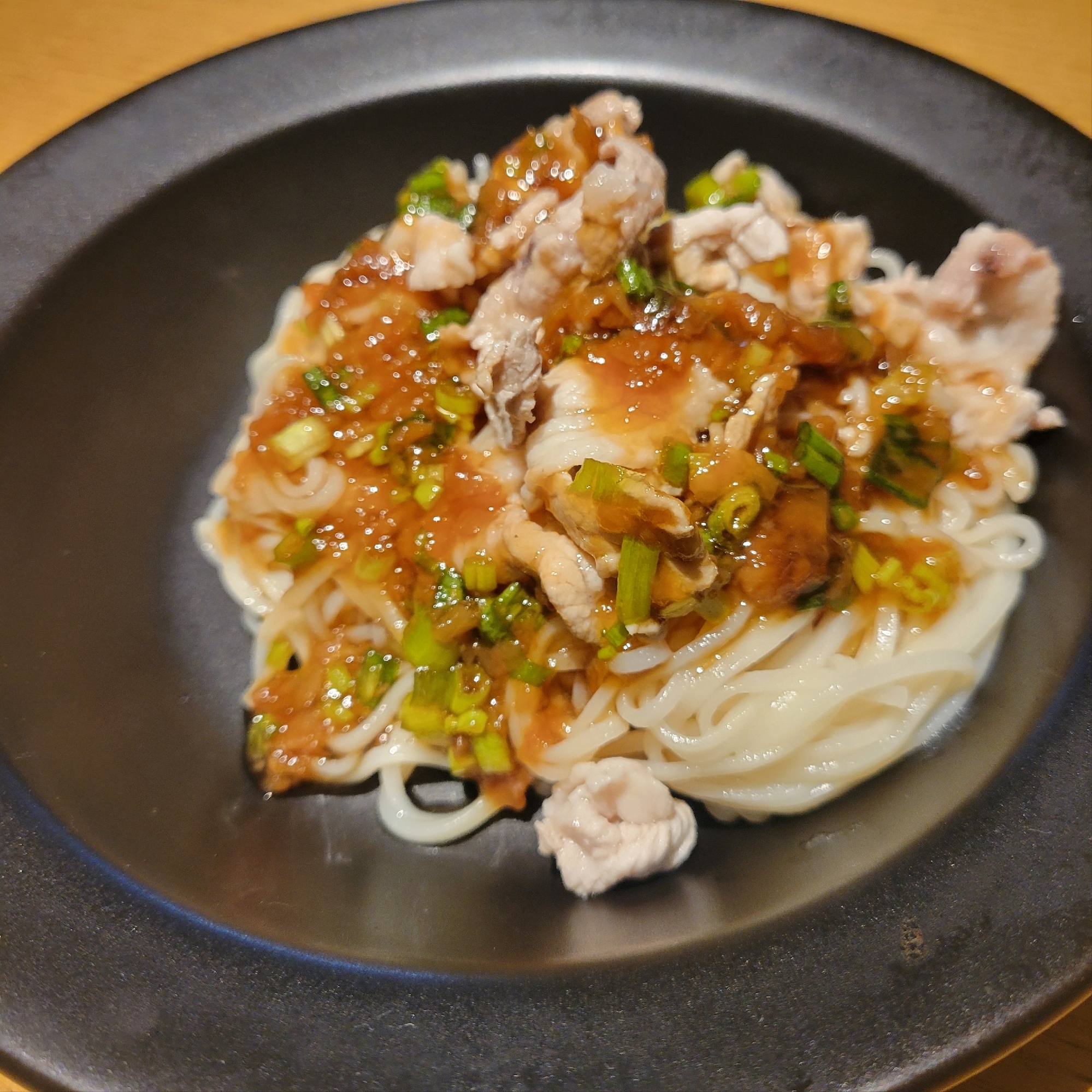 豚しゃぶ梅肉だれ麺